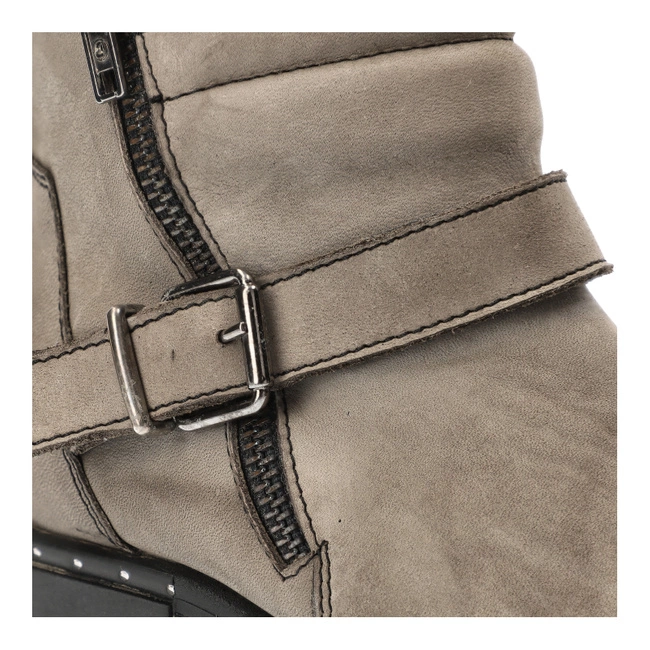 Členkové Topánky Pollonus - 5-0879-008 Szary Samuel