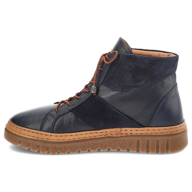 Členkové Topánky Ravini - 721 Navy-Navy Suede