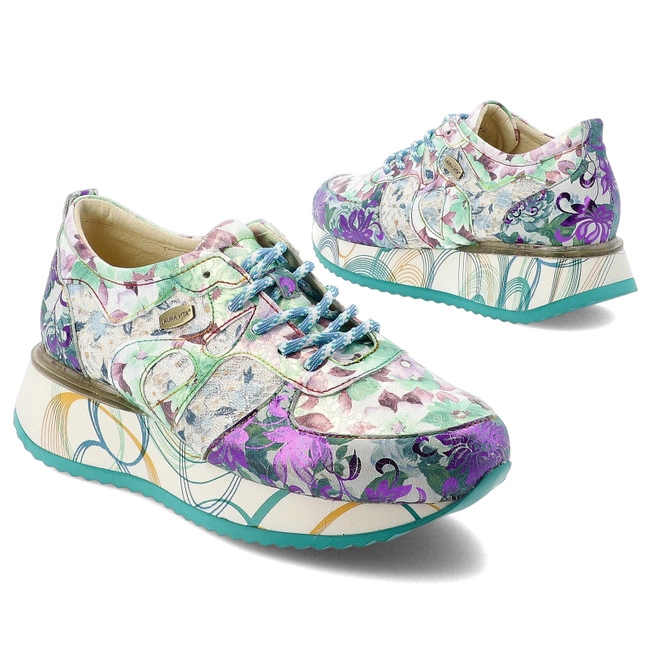 Tenisky LAURA VITA - Delphine 47 SL6006-7BS Vert