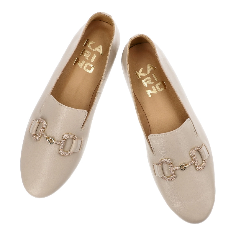 Poltopánky Karino - 4959/001-P Beż/Lico