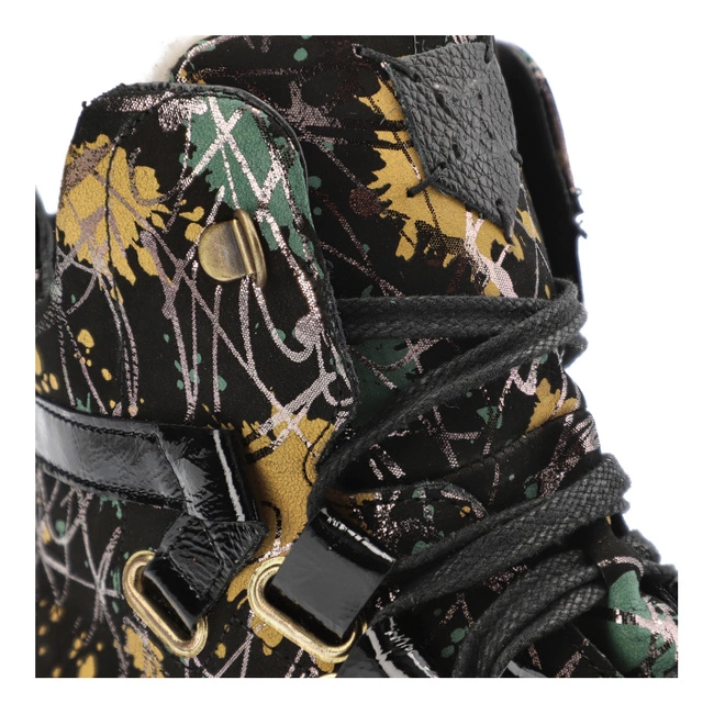 Šnúrovacie Členkové Topánky Maciejka - 06158-07/00-4 Żółty Zielony Czarny