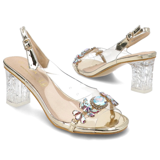 Sandále S.Barski - MR38-444 Gold Multi