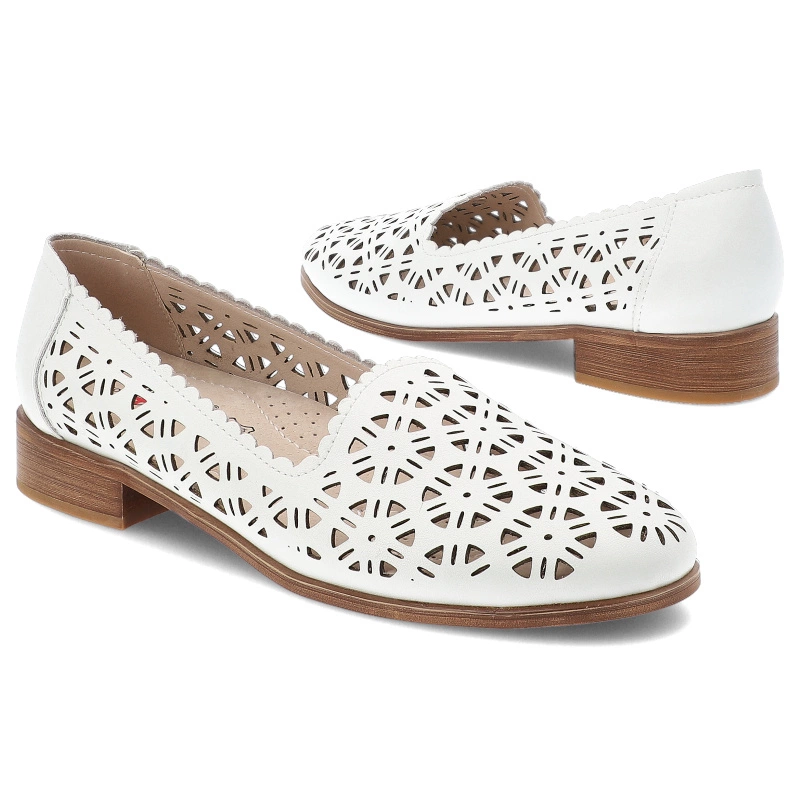 Baleríny S.BARSKI - LR51-646 White