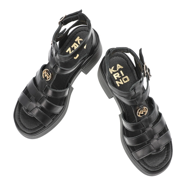 Sandále KARINO - 5457/076-P Czarny/Lico