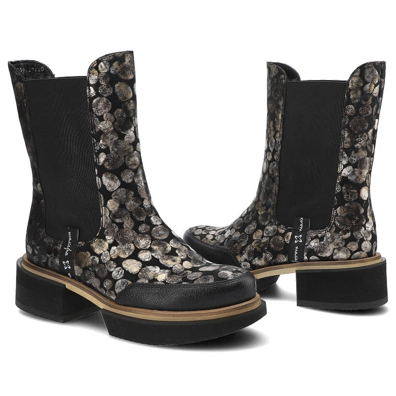 Členkové Topánky Maciejka - 05269-25/00-3 Czarny/Złoty