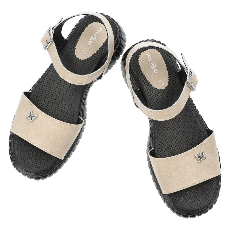 Sandále FILIPPO - DS6811/25 BE Beżowy