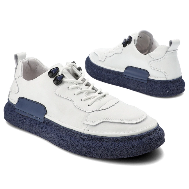 Tenisky Artiker - 54A0248 Biało-Granatowy