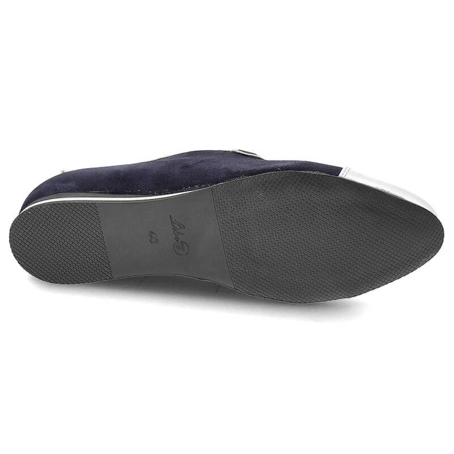 Poltopánky Libero - 4995 Granatowy/Srebrny 89/112