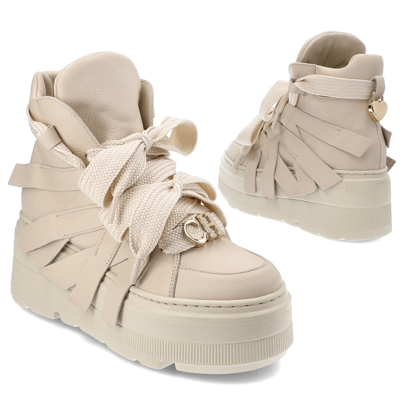 Členkové Topánky Chebello - 4561_-157-000-MIC-S332 Beżowy