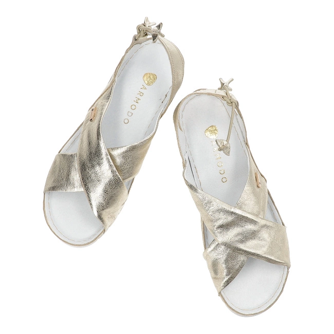 Sandále Armodo - 50056 Kryształ Złoto