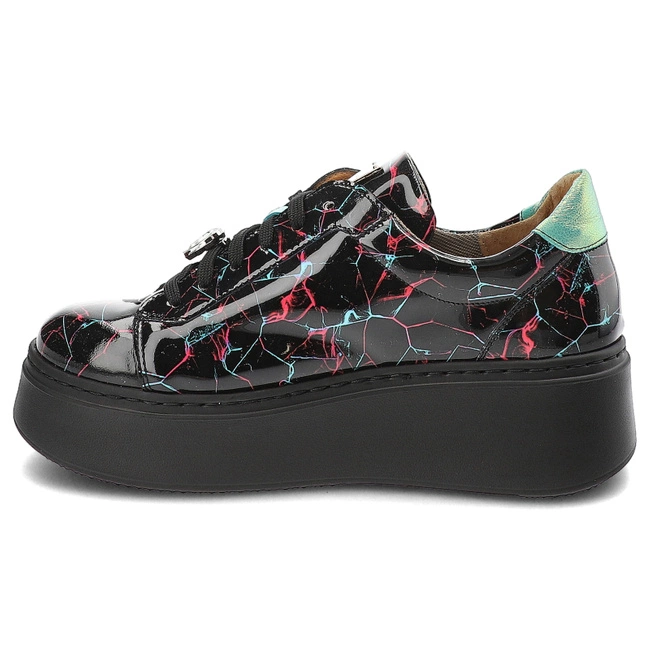 Tenisky Maciejka - 06191-20/00-7 Czarny+Turkus