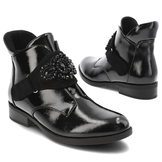 Členkové Topánky S.Barski - HY42-021 Black