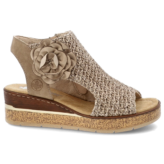 Sandále RIEKER - 63791-60 Beige