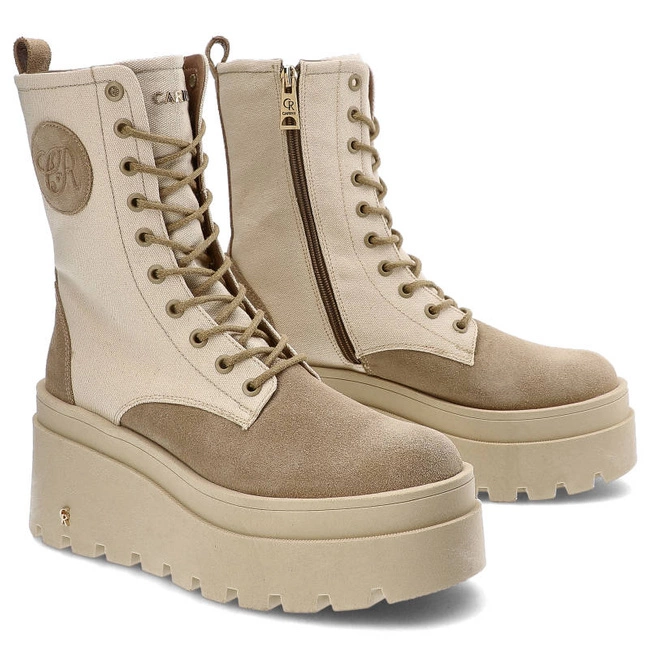 Členkové Topánky Carinii - B8927_-O17-000-000-F96 Beż