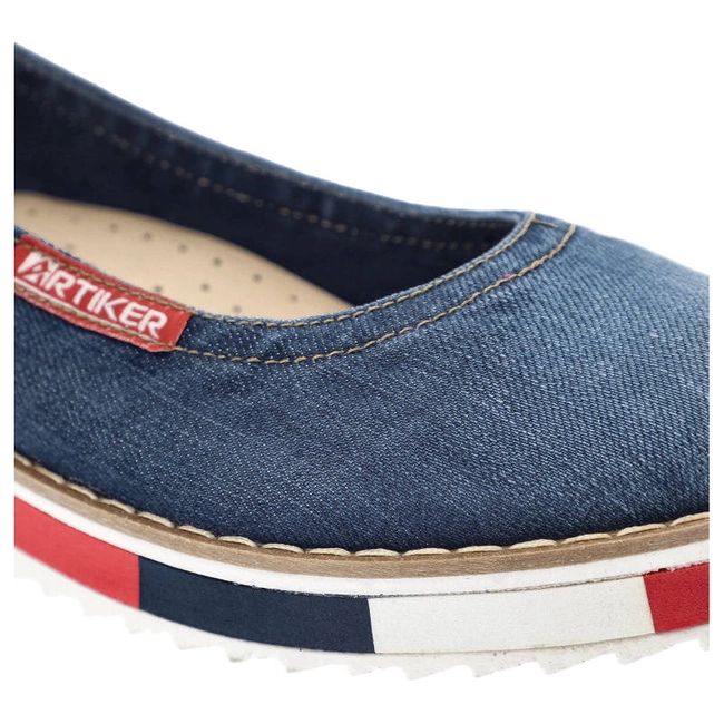 Baleríny Artiker - 40C0208 Jeans