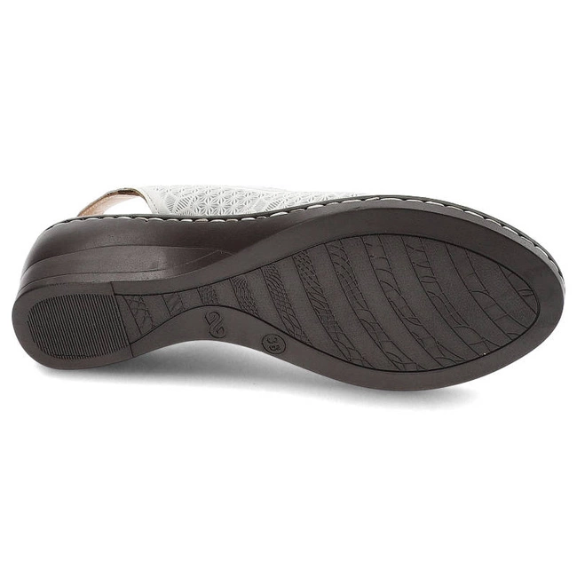 Sandále Vinceza - 23-43010 WH Biały