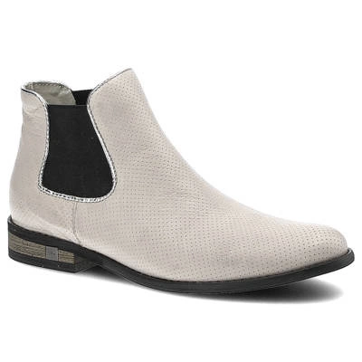 Členkové Topánky Carinii - B2732_C15-611-000-983 Savage Greibird/Lustro Srebro