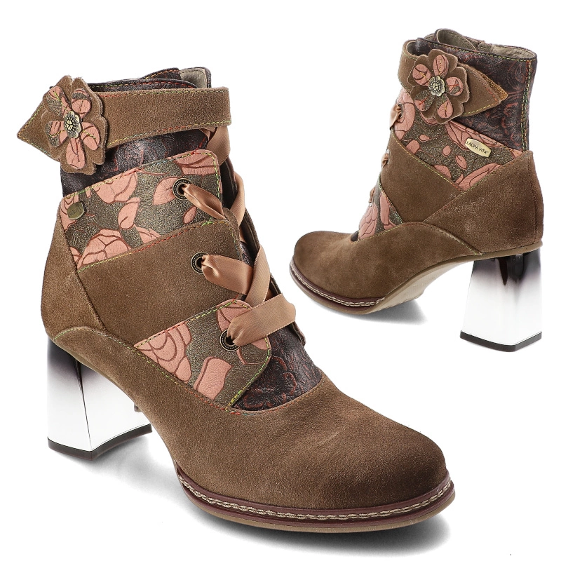 Členkové Topánky Laura Vita - Idcano 04 SL18-4B Camel