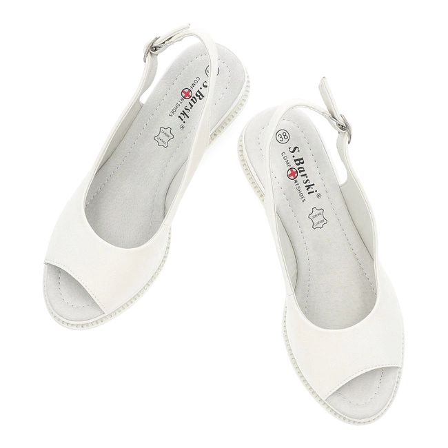 Sandále S.BARSKI - LR51-539 White