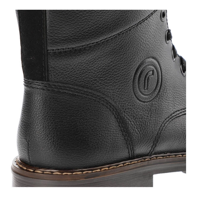 Šnúrovacie Členkové Topánky Rieker - 32133-00 Black