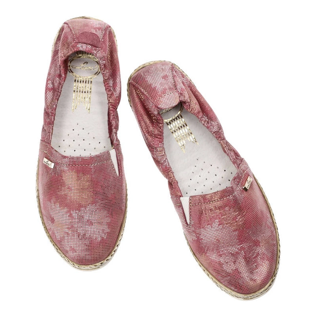 Espadrilky Lemar - 10012 Margaretki Różowy