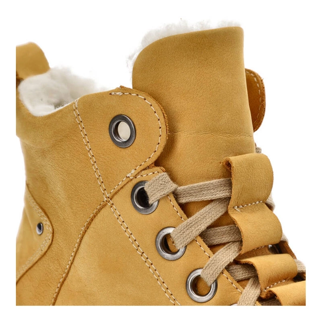 Šnúrovacie Členkové Topánky Armodo - 753 Żółty K10