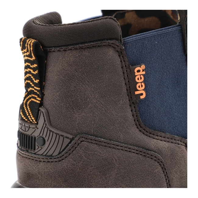 Členkové Topánky Jeep - KOBI CHELSEA JM42130A 030 Dk.Brown