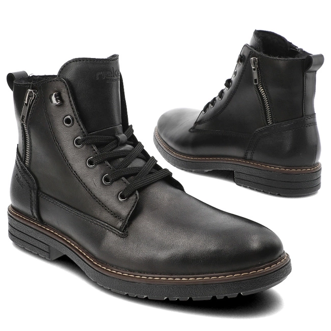 Členkové Topánky Rieker - 33104-00 Black