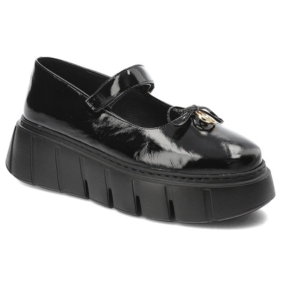 Poltopánky Karino - 5308/090-P Czarny/Naplak