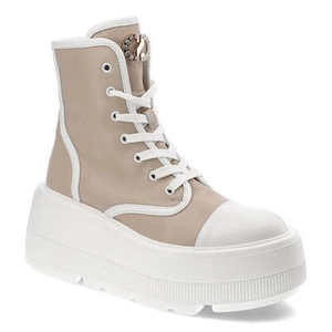Členkové Topánky Carinii - B9373_-L46-T32-000-G36 Beż/Biały
