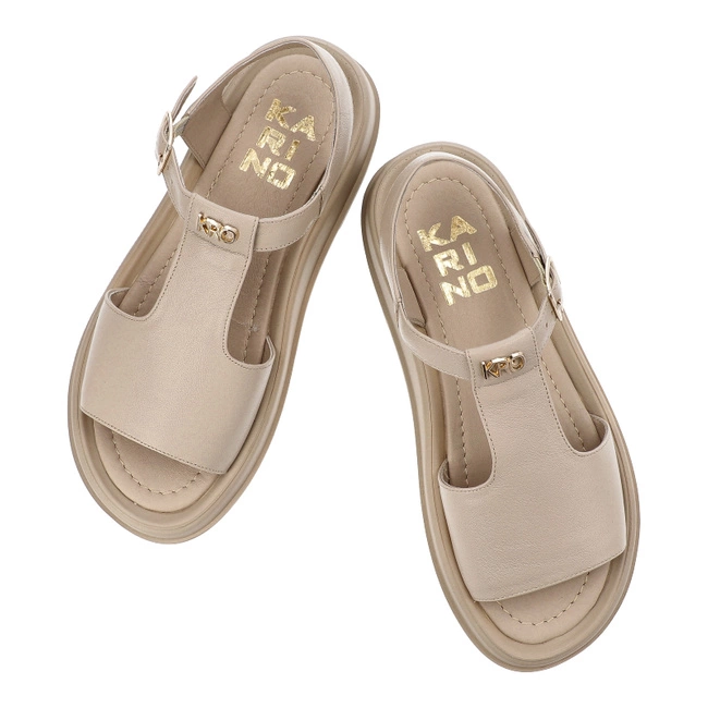Sandále Karino - 5123/001-P Beż/Lico