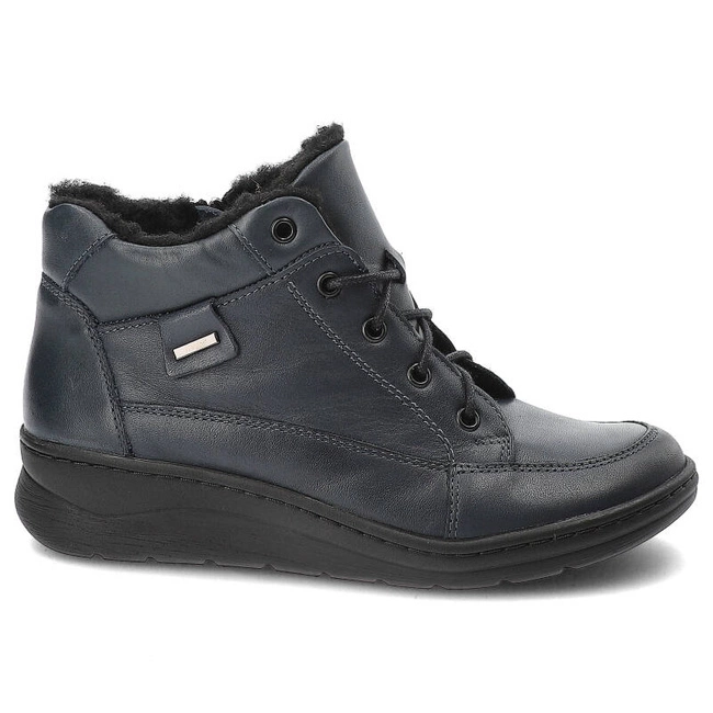 Šnúrovacie Členkové Topánky Helios - 553 Granat 041