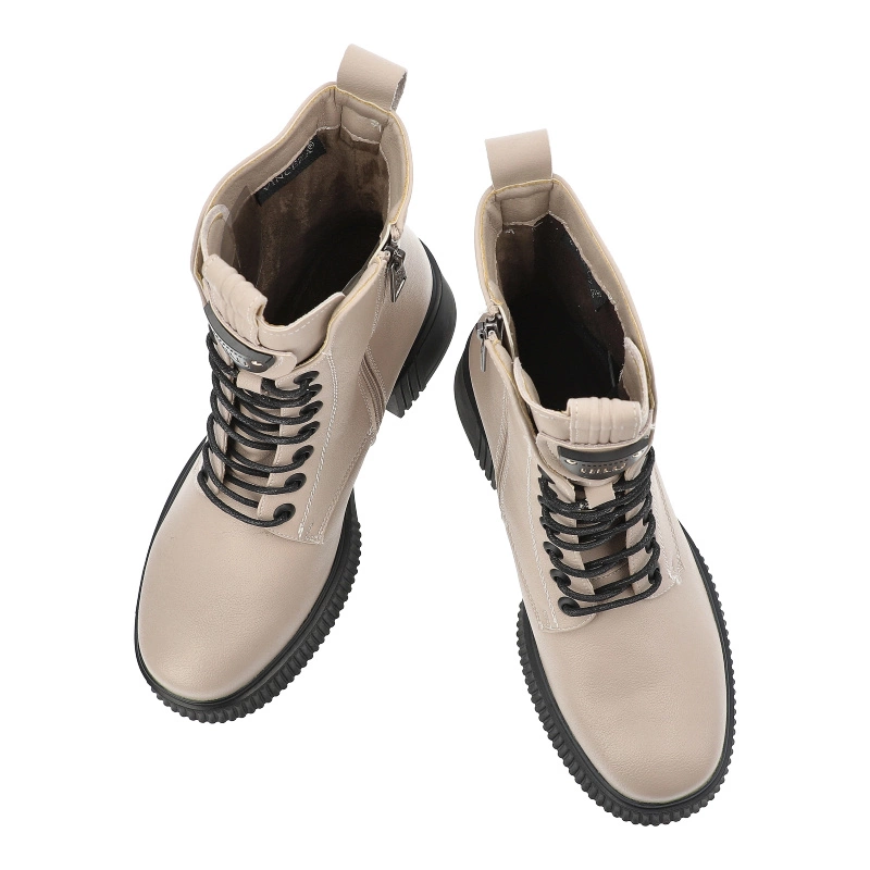 Členkové Topánky VINCEZA - 66671 BE Beżowy Skóra