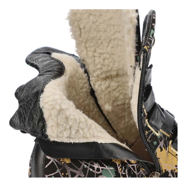 Šnúrovacie Členkové Topánky Maciejka - 06158-07/00-4 Żółty Zielony Czarny