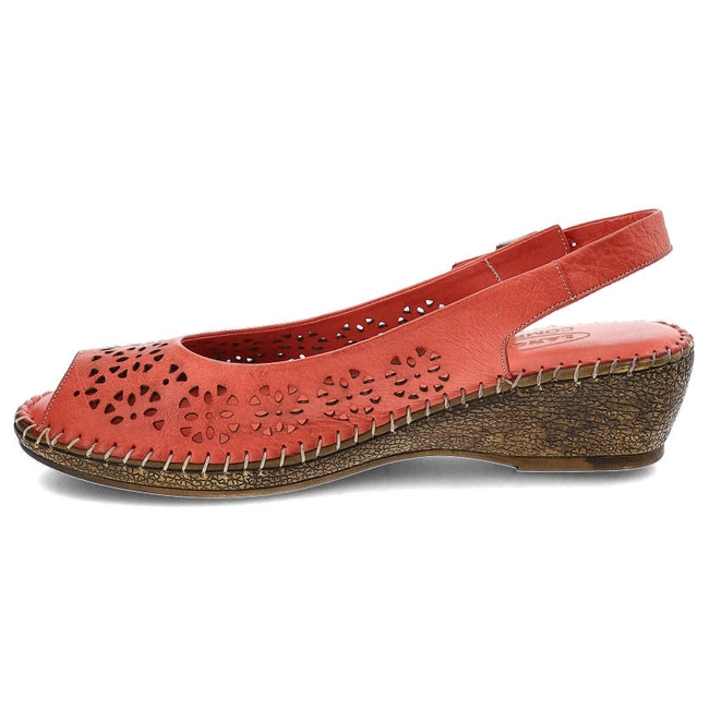 Sandále Lanqier - 38C297 Czerwony