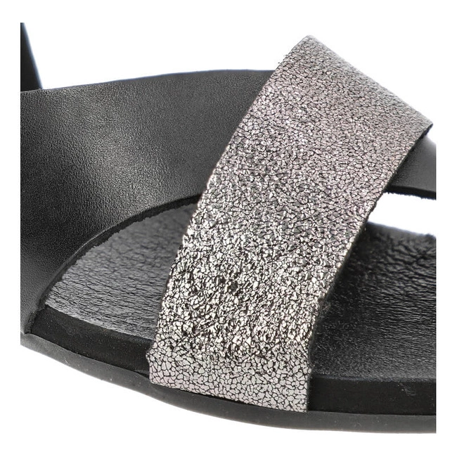 Sandále Armodo - 40141 Bf. Czarny + Polla NIkiel