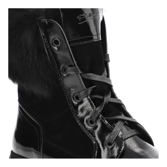 Členkové Topánky Pollonus - 5-1453-002 Czarny Naplak+Welur