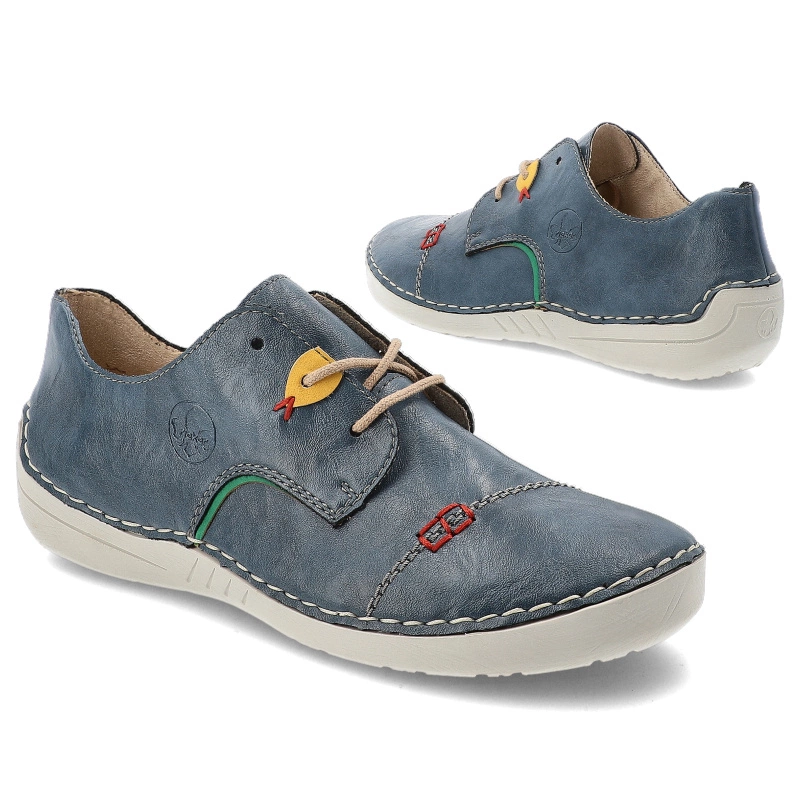 Poltopánky RIEKER - 52528-14 Blue