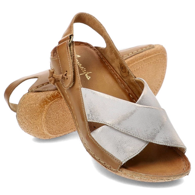 Sandále Maciejka - 00994-41/00-5 Rudy+Przecierka