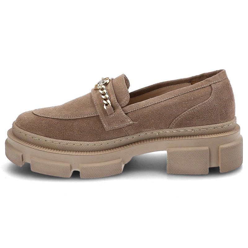 Poltopánky Karino - 4370/008-P Ciemny Beż/Welur