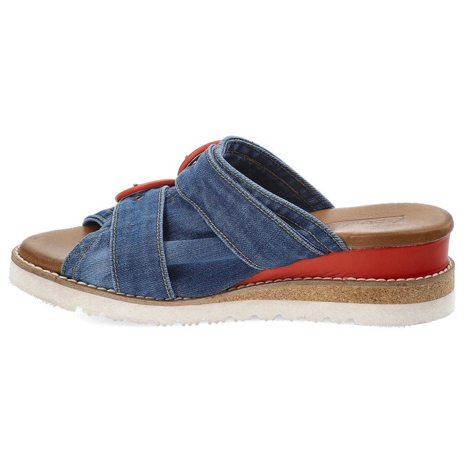 Šľapky Artiker - 54C0202 Niebiesko-Czerwony