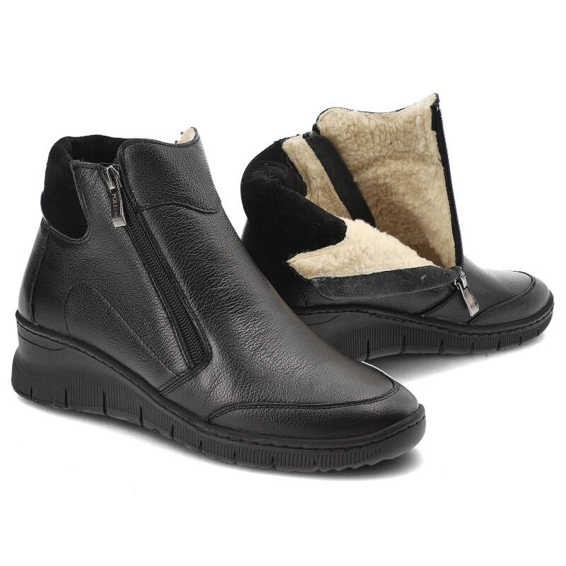 Členkové Topánky Pollonus - 5-1587-005 Czarny Verona/Dz