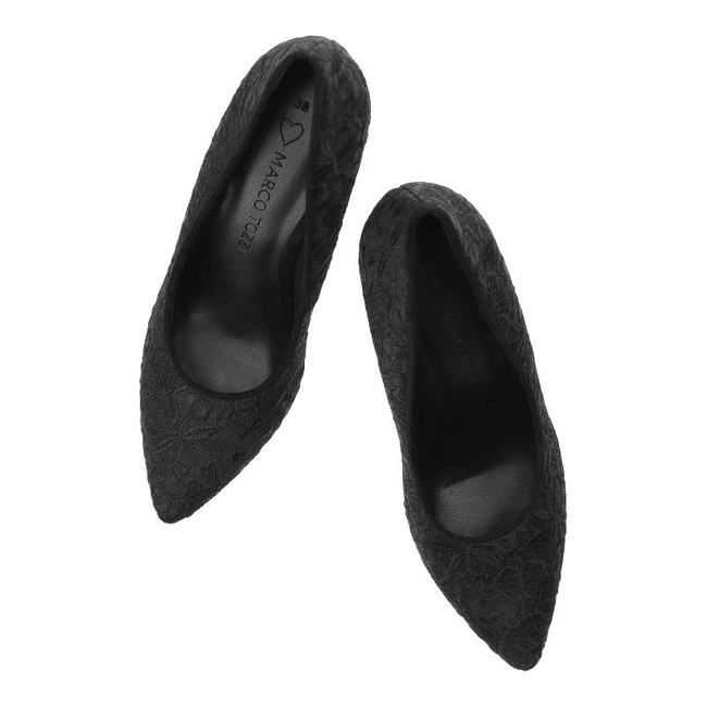 Lodičky Marco Tozzi - 2-22405-20 040 Black Macrame