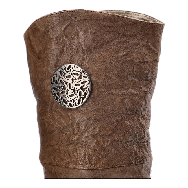 Čižmy Carinii - 15471 Brąz Ciemny