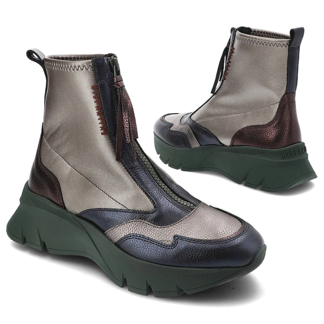 Členkové Topánky Hispanitas - CHI243628 Bolmet-I24 Midnight Bolmet-I24 Acero