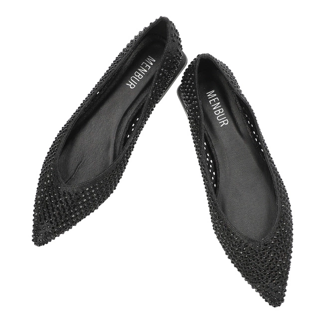 Baleríny Menbur - 25874 0001 Negro/Black