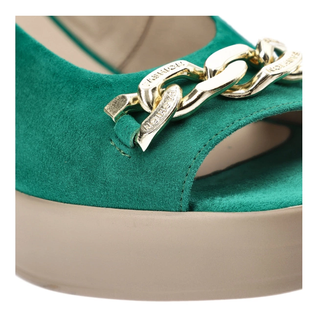 Sandále Karino - 5004/066-P Zielony/Welur