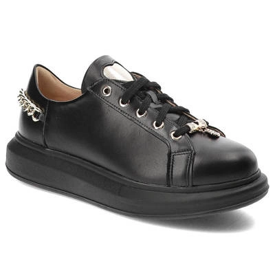 Tenisky Damiss - DS-716 Czarne Lico/Złoto