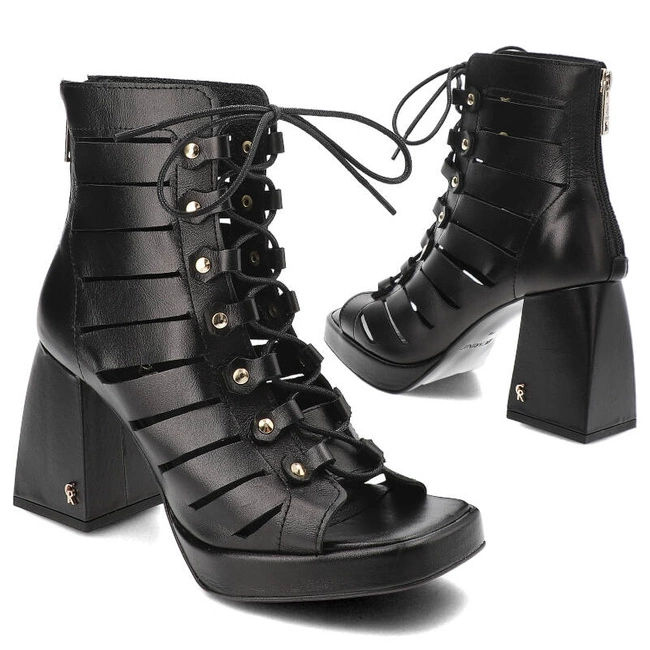 Členkové Topánky Carinii - B9548_-E50_-000-000-E95 Czarny