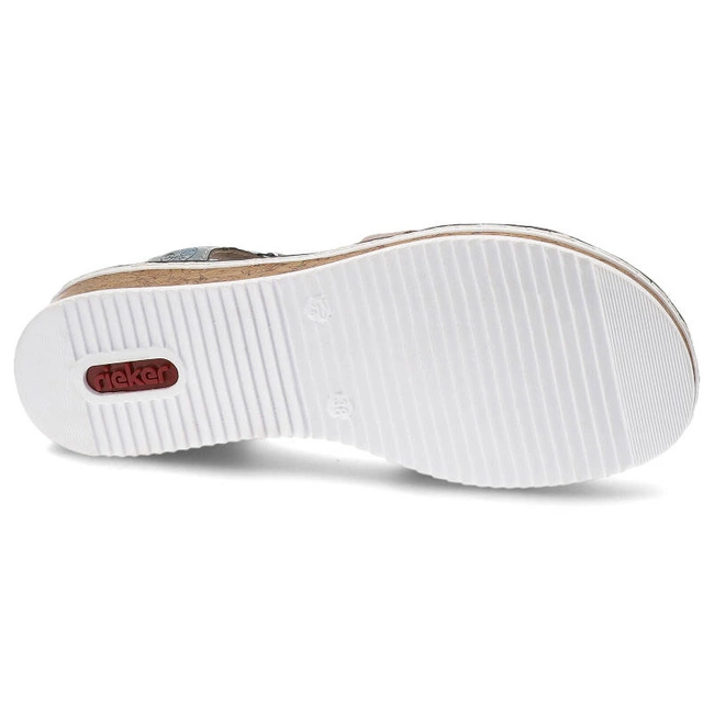 Sandále Rieker - V36G4-40 Blue Combination